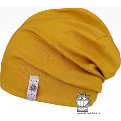 Dráče Detská čiapka Dráča Alan 04 tmavo horčicová