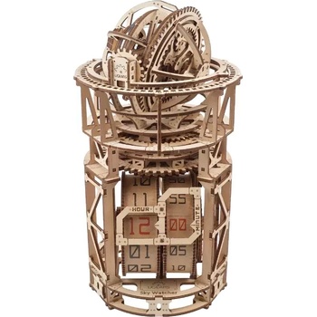 UGears Дървен 3D пъзел Ugears от 338 части - Обсерватория с часовник (U-70162 )
