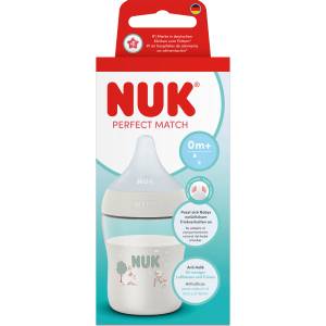 Nuk Perfect Match Шише РР 150мл. със силиконов биберон за хранене S, 0+мес. , Овца (10215406)