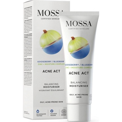 Mossa Vyrovnávací hydratační krém Acne ACT 50 ml