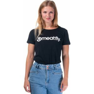 Meatfly дамска тениска Ladies MF Logo A - Black | Размер M | 100% памук Meatfly | Byal | ЖЕНИ | XS
