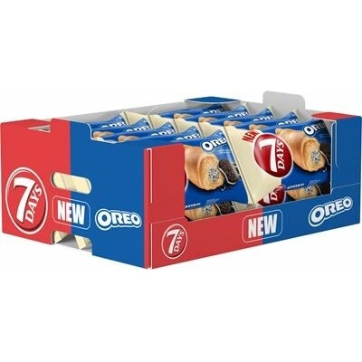 7 DAYS Croissant vanilkový krém a kousky Oreo 20 x 60 g