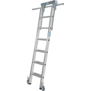 KRAUSE Рафтова стълба със система от кръгли тръбни релси Krause Stabilo, 1x6, ф 30 мм (07819314) (07819314)