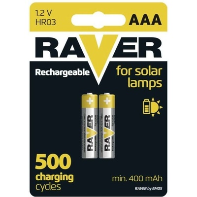 Nabíjecí baterie do solárních lamp RAVER SOLAR AAA (HR03) 400 mAh