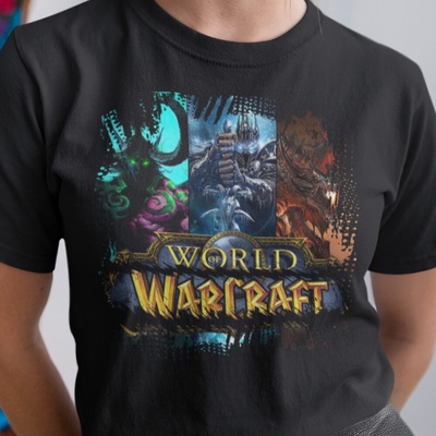 Tričko s potlačou WORLD OF WARCRAFT Dámsky čierna