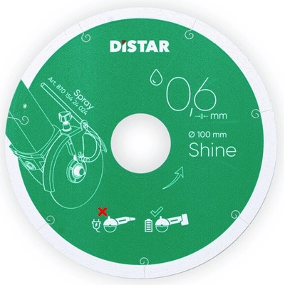 Kotouč řezný diamantový DISTAR SHINE 100 mm