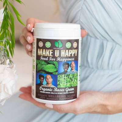 For long life MAKE U HAPPY GREEN detox hubnutí radost ze života 250 g 30 dní