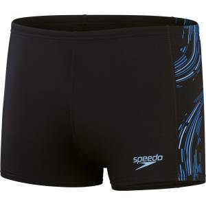 Speedo Мъжки бански слипове Speedo Tech Panel Aquashort Swim brief - Black / Curious Blue / True Cobalt - размер 2 (DE) (050-1144-0511)