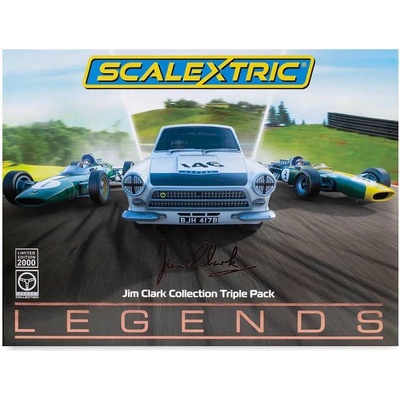 Scalextric Autíčko Single Seater C4395A Jim Clark Collection Triple Pack – Zboží Mobilmania