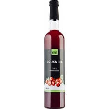 Wellberry Šťáva přírodní brusinková 100% BIO 0,5 l