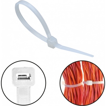 SVX 5b.48.290 Sťahovacia páska biela 4,8 x 280 mm 100 ks