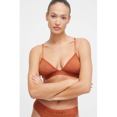 Calvin Klein Underwear Сутиен Calvin Klein Underwear в оранжево с изчистен дизайн 000QF7491E (000QF7491E)