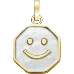 Rosefield висулка в златист цвят Smiley Octagon PE-Gold-Smiley M Rosefield | Mnogotsveten | ЖЕНИ | UNI