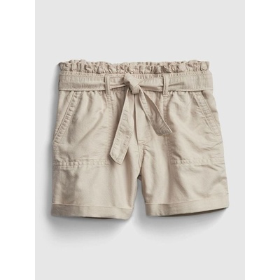 Gap Detské kraťasy high rise paperbag waist shorts