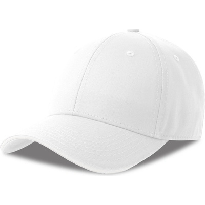Atlantis Headwear Sport Sandwich 6 panelová baseballová COT-33050490299 Bílá/bílá