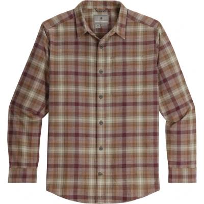 Royal Robbins Мъжка риза с копчета Royal Robbins Lieback Organic Cotton Flannel L/S Shirt - Dusty Olive Dipsea Pld (033-2888-0111)