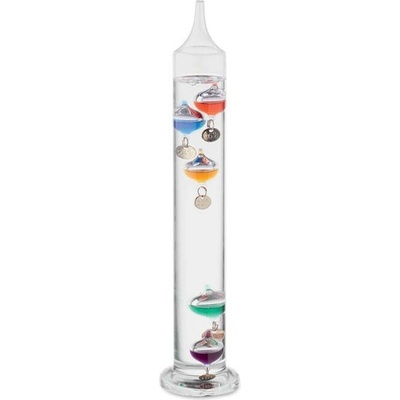 Teplomer Galileo sklenený 28cm, transparentná