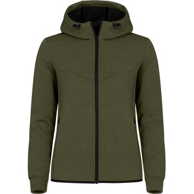 Clique Hayden Sweat Jacket Women COT671025apr00 fog green