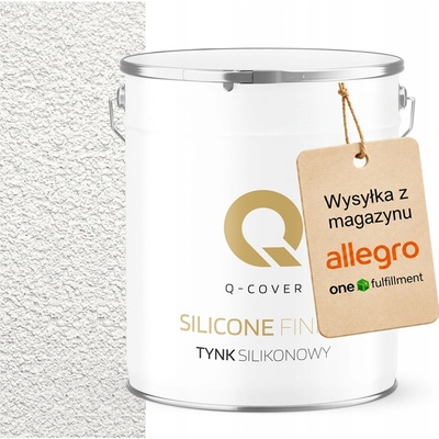 Q-COVER Fasádna omietka 1,5mm 7 kg biela teplá