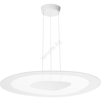 Linea Light 90348 - LED Пендел ANTIGUA LED/38W/230V 60, 8 см CRI 90 бял (FX0290)