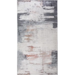 Vitaus Пътека подходяща за пране в сиво и цвят слонова кост 80x200 cm Abstract Colors - Vitaus (KRN-6216-80x200)