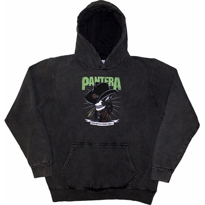 Pantera mikina Skeleton Cowboy Wash Charcoal Grey