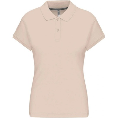 Kariban K242 Dámske piqué polo hnedá Light Sand