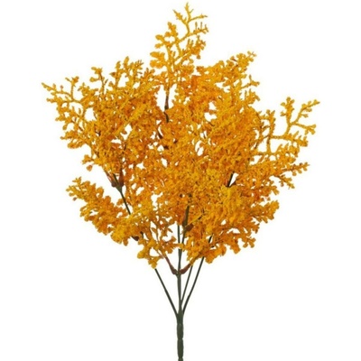 Ozdoba zapichovacia vres 38 cm žltý