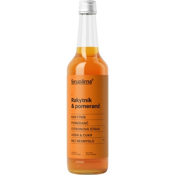 Sirupárna Domácí Rakytník & Pomeranč Sirup 0,5 l