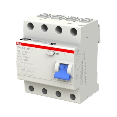 ABB ДТЗ 4P 40A 30mА серия FH204 тип AC - 2CSF204002R1400 (2CSF204002R1400)