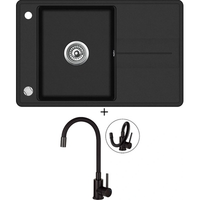 Set Aquastone LOTOS 40 + Deante NEO LUNO BOC N72M