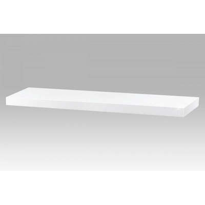 Autronic Nástěnná polička 90cm P-013 WT2 - bílá matná