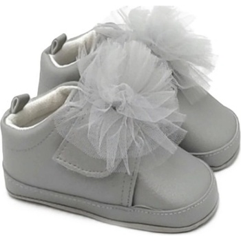 Funny Baby Бебешки буйки Funny Baby - Premium, размер 18, 8-12 м, балерина, сребристи (7060-32)