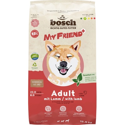 My Friend+ Dog Adult Lamb 2 x 12 kg