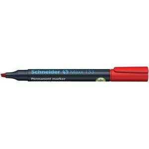 Schneider Алкохолен маркер, 1-4 мм, изрязан, SCHNEIDER "Maxx 133", червен 113302 (113302)