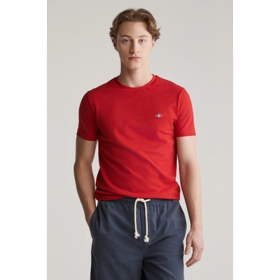 Gant slim pique SS Ruby red