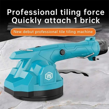 UNI STR Виброчук за плочки Falans V7, 12V, 2x1.5Ah, 130 мм, до 80 кг (UNI-011605)