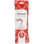 Brabantia Торбички за кош Brabantia PerfectFit Slide/Paper Bin 647034, Размер B, 5-7 л, 20 броя, Бял (647034)