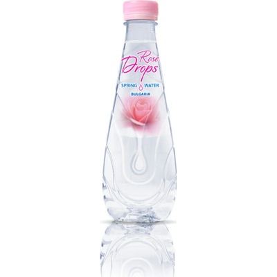 ROSE DROPS Pramenitá ružová voda na pitie ROSE DROPS 0,5 l