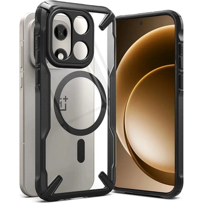 Ringke Fusion X Magnetic MagSafe калъф за OnePlus 15 - прозрачен черен (8800328814288)