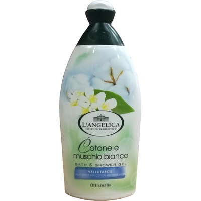 L'Angelica Officinalis Cotone e Muschio Bianco sprchový gel 500 ml