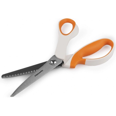 Prima-obchod Entlovací krejčovské nůžky Fiskars délka 24 cm, barva 2 (24 cm) oranžová bílá – Sleviste.cz