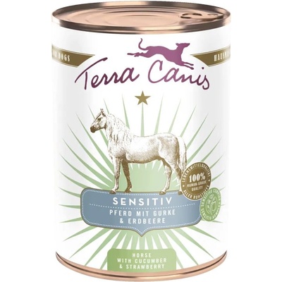 Terra Canis Sensitive Horse with cucumber & strawberry 400 г