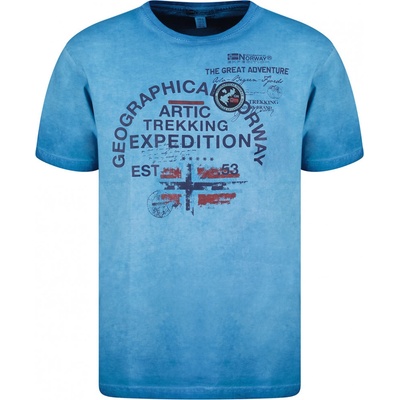 Geographical Norway tričko pánské JERGEN MEN modrá
