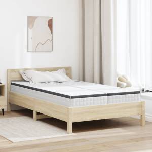 vidaXL Матрак 2 бр. Средно меко 60 x 200 cm Бяло и сиво (4106441)