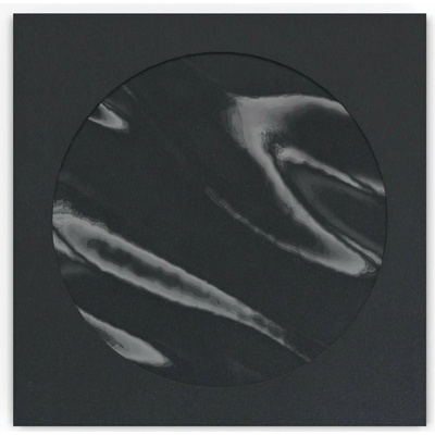 Papírové obálky na CD s okénkem - 85 x 85 mm - Černá