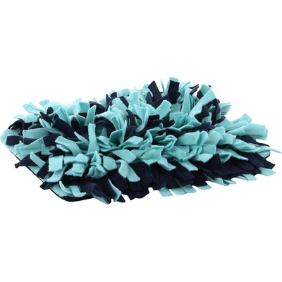 Flamingo Amigo Čuchací koberček Tyrkysová/čierna 30 x 40 cm