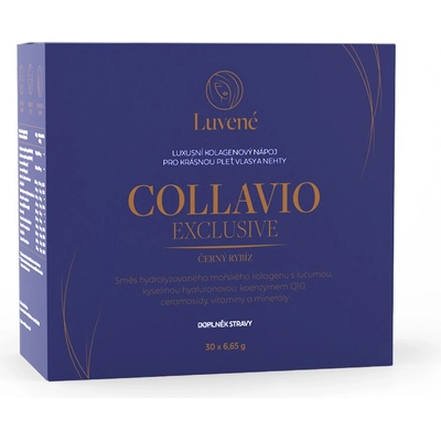 Luvené Collavio Kolagén drink čierne ríbezle 30 sáčkov