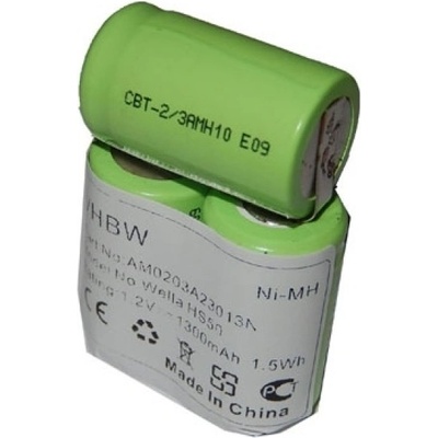 VHBW batéria Wella Xpert HS50 3.6V, NI-MH, 1300mAh