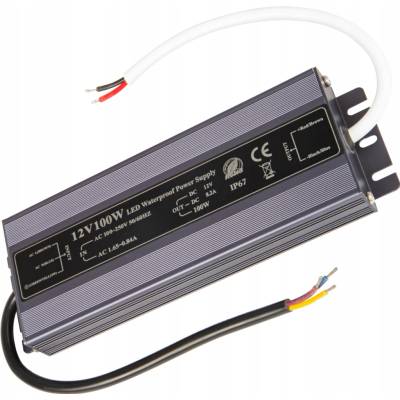 Napájecí zdroj pro LED pásky BLOW vodotěsný 12V 8,33A 100W